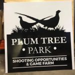 Sign Plum Tree